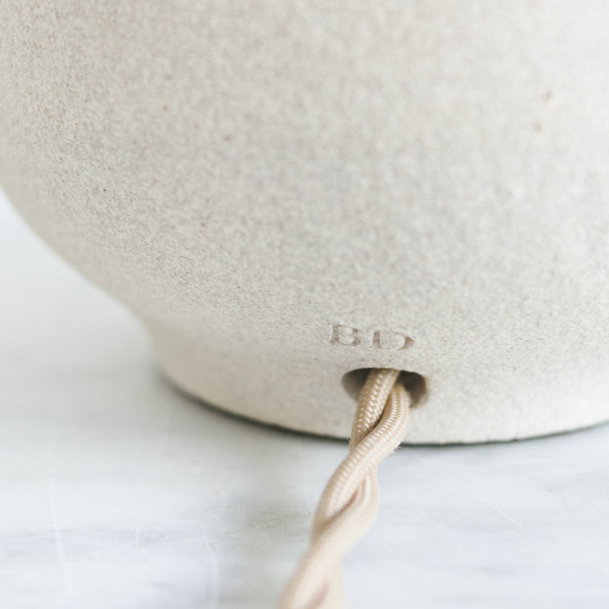 Hand Made Lamp | Oatmeal | Bob Dinetz - elsie green - decor