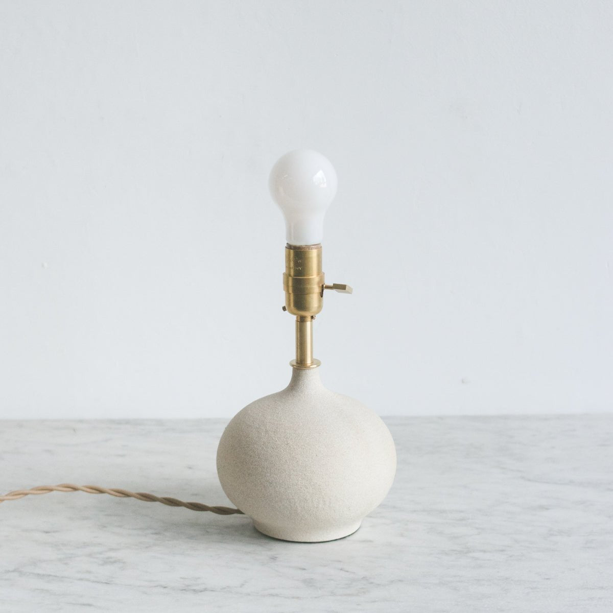 Hand Made Lamp | Oatmeal | Bob Dinetz - elsie green - decor
