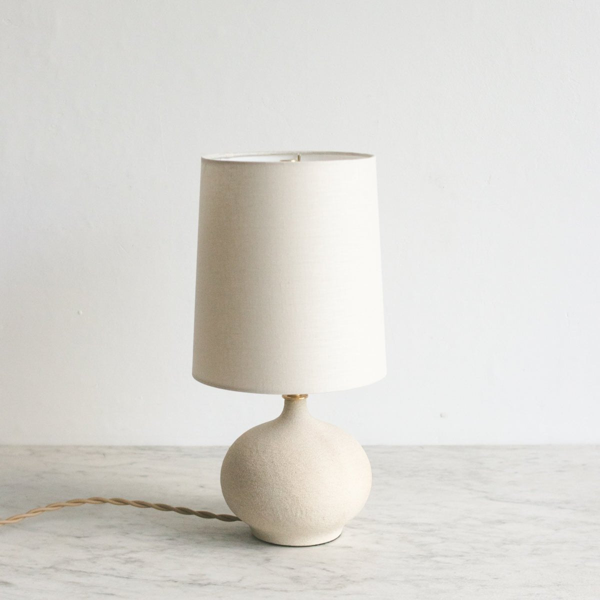 Hand Made Lamp | Oatmeal | Bob Dinetz - elsie green - decor