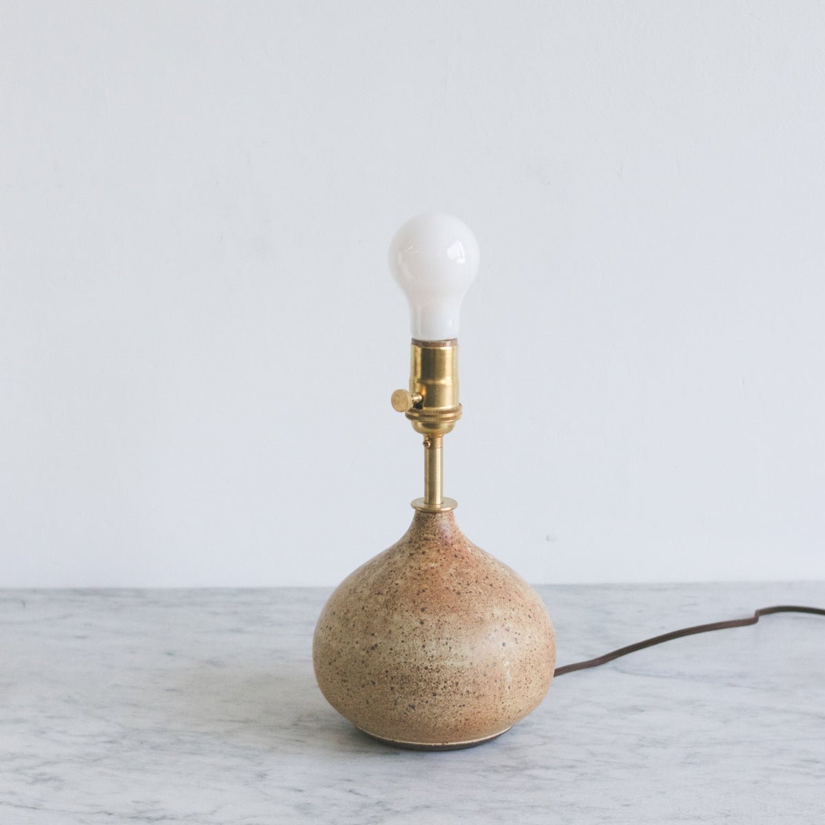 Hand Made Lamp | Sandstone | Bob Dinetz - elsie green - decor