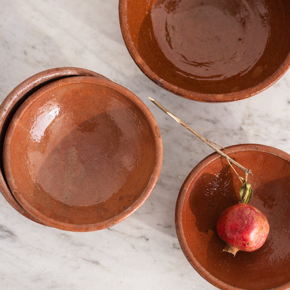 Hand Made Stoneware Bowl Set of 5 - elsie green - the french kitchen