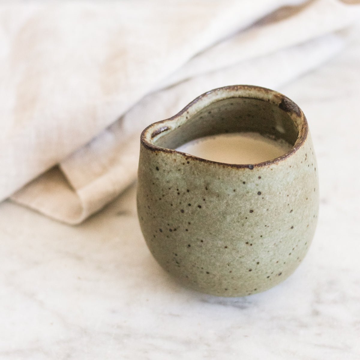 Hand Made Stoneware Creamer | Bob Dinetz - elsie green - The French Kitchen