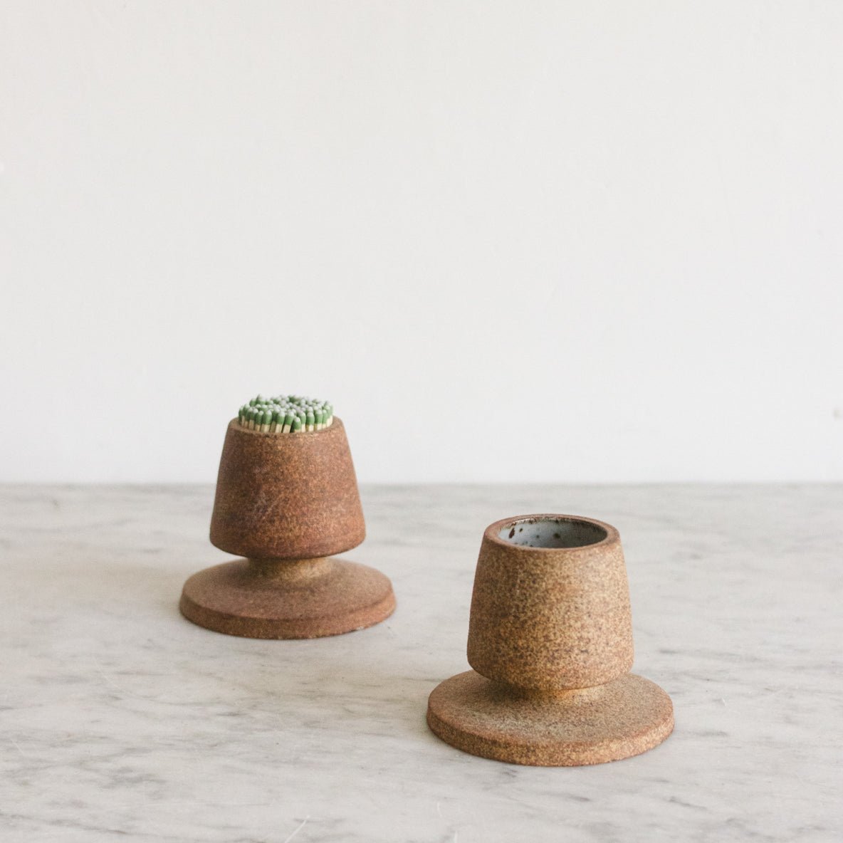 Hand Made Stoneware Match Striker | Bob Dinetz - elsie green - The French Kitchen