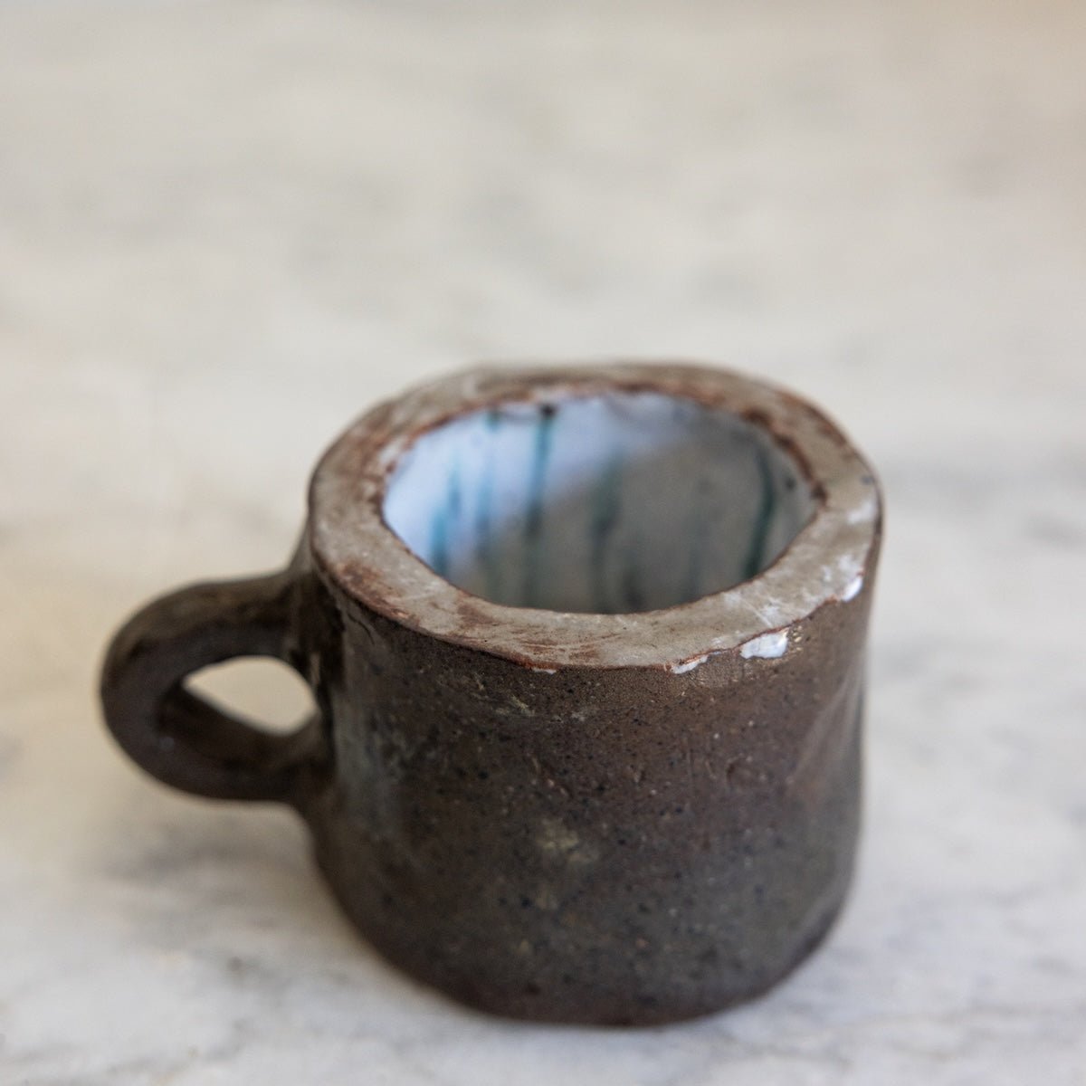 Hand Made Stoneware Mug Set of 7 | Signed by Artist - elsie green - French Kitchen