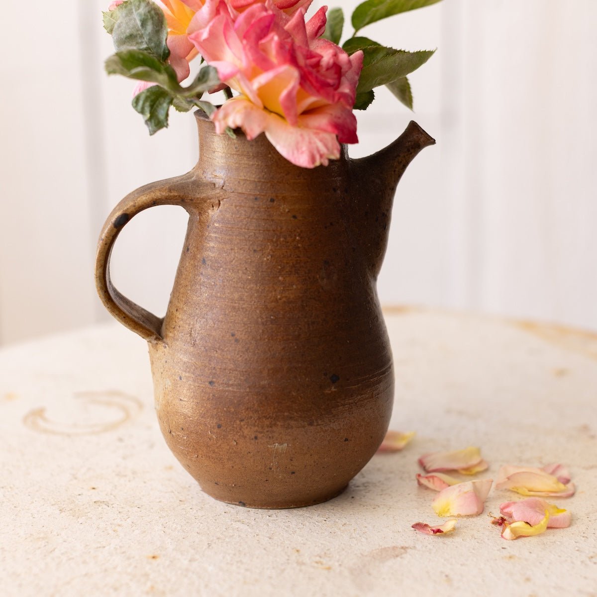 Hand made Stoneware Pitcher - elsie green - The French Kitchen