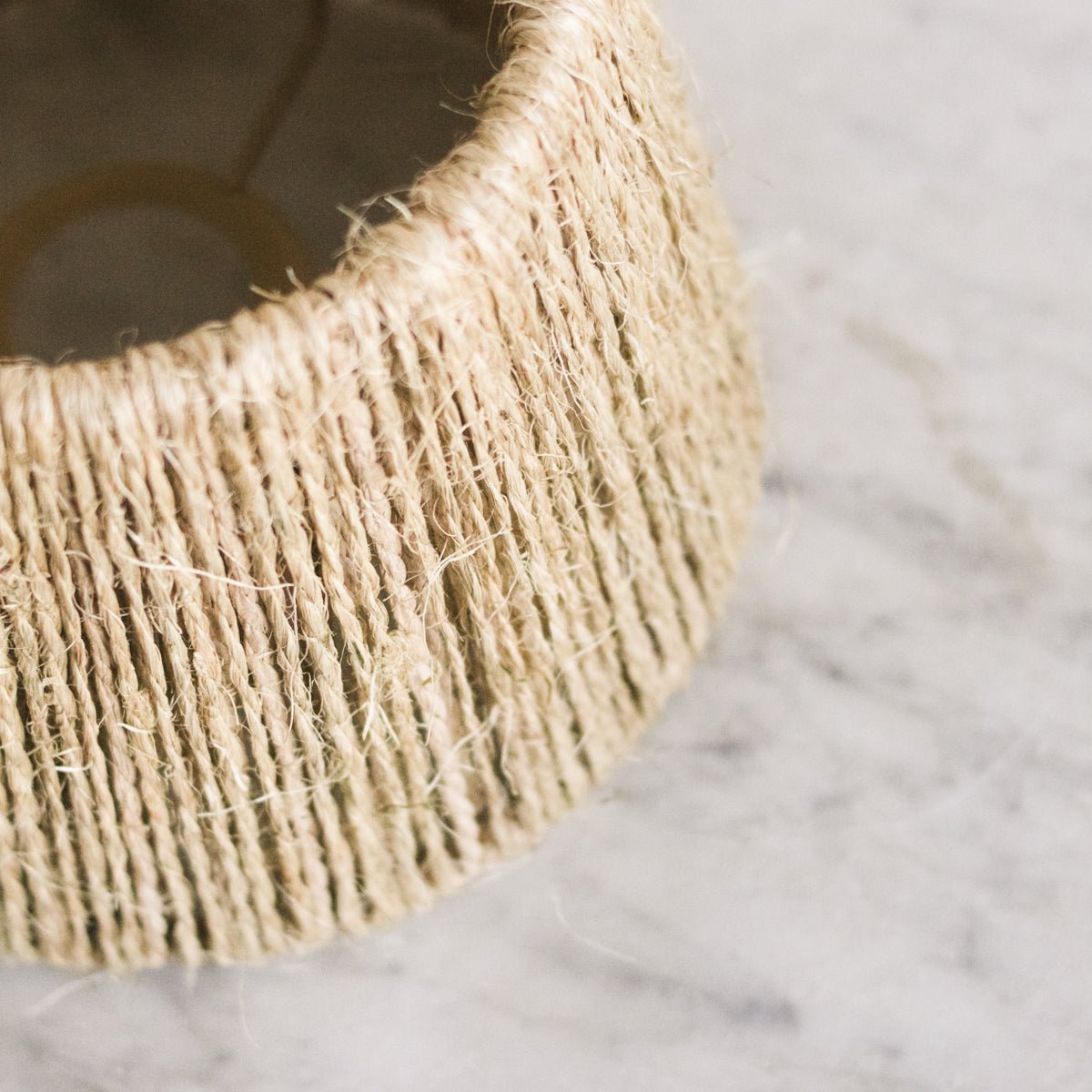 Hand Made Twine Lampshade - elsie green - decor