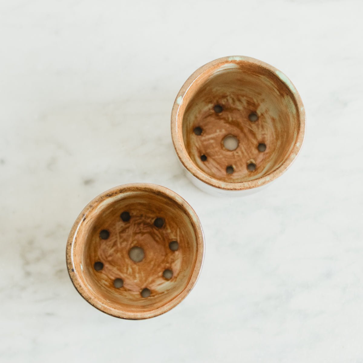 Handmade Stoneware Cheese Pot | Signed by Artist - elsie green - art