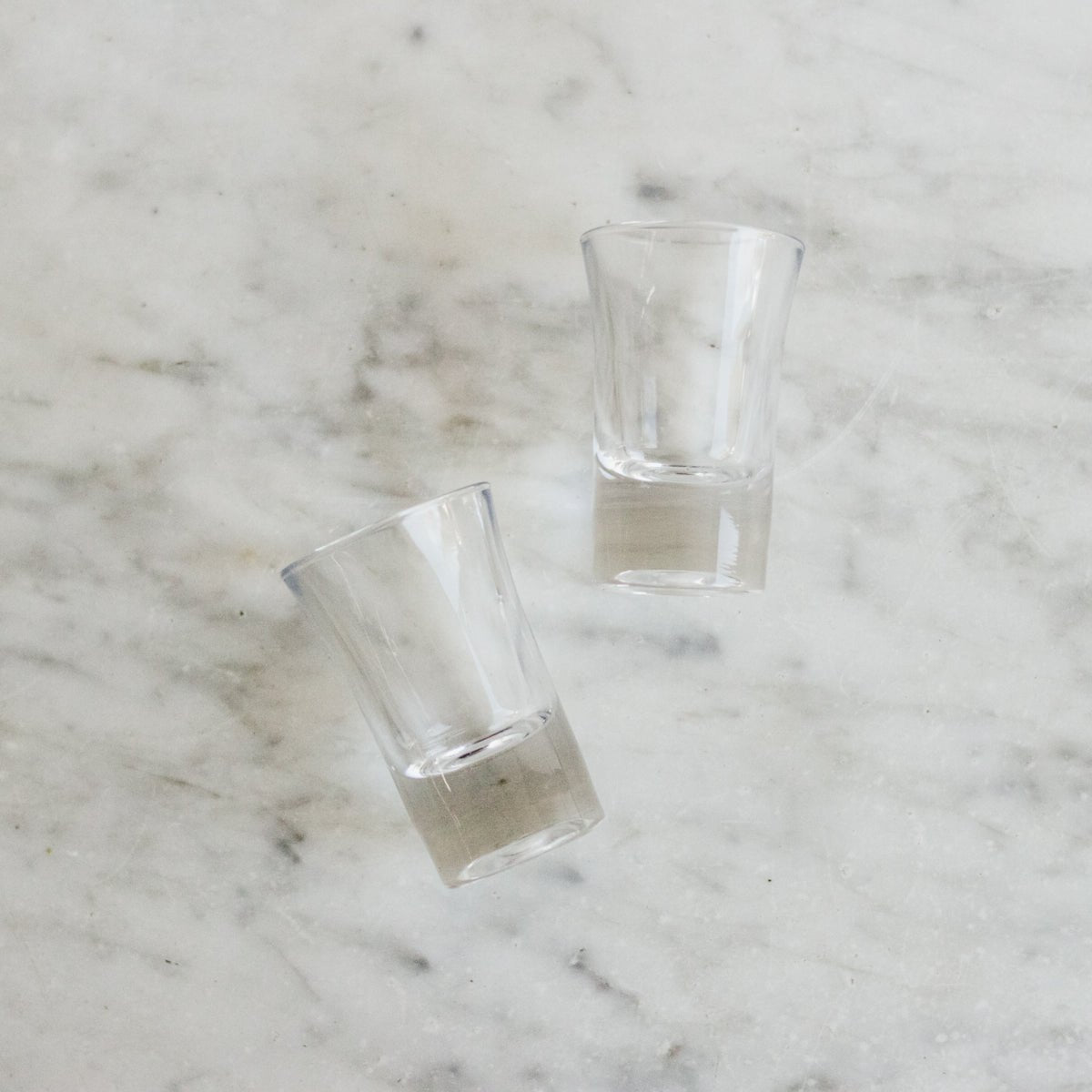 Heavy Sham Shot Glass Set of 4 - elsie green - the french kitchen