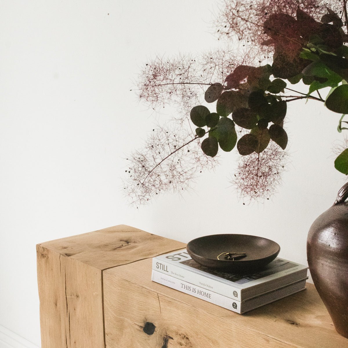Hewn Beam Reclaimed Wood Console - elsie green - reclaimed wood furniture