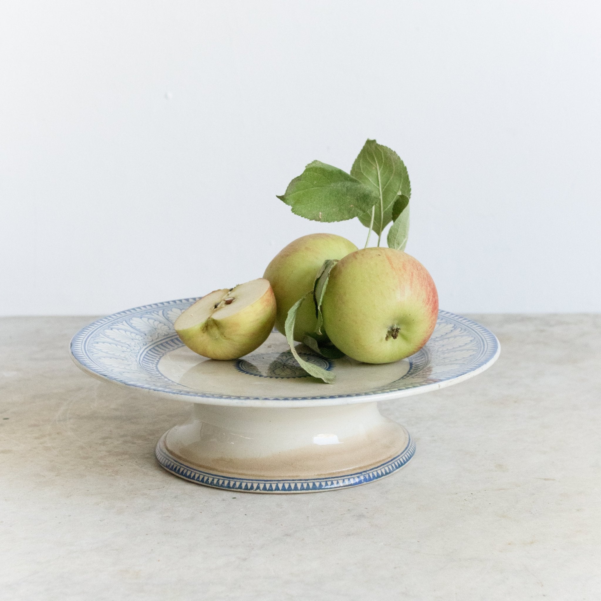 Honeysuckle Transferware Cake Stand - elsie green - The French Kitchen