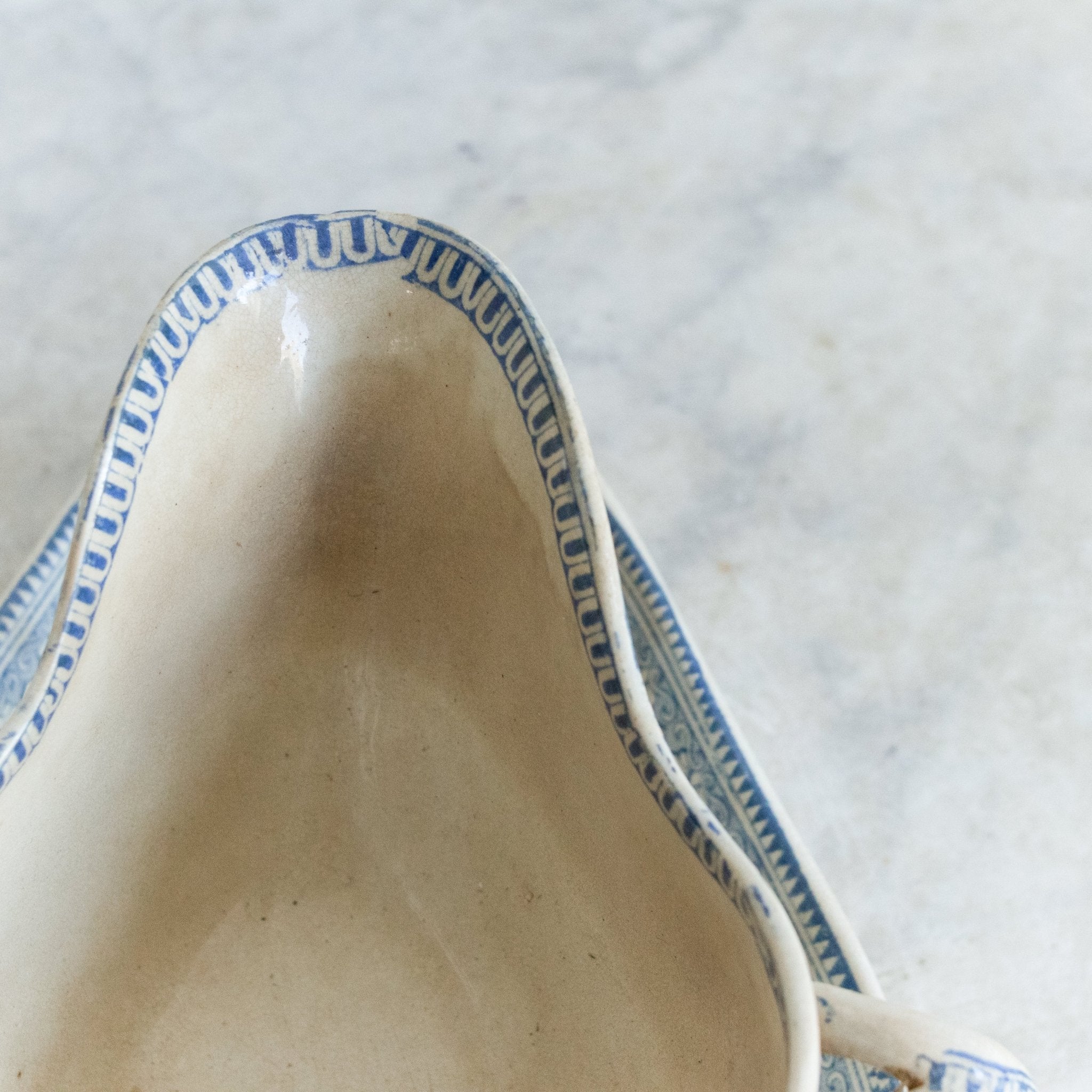 Honeysuckle Transferware Gravy Boat - elsie green - The French Kitchen