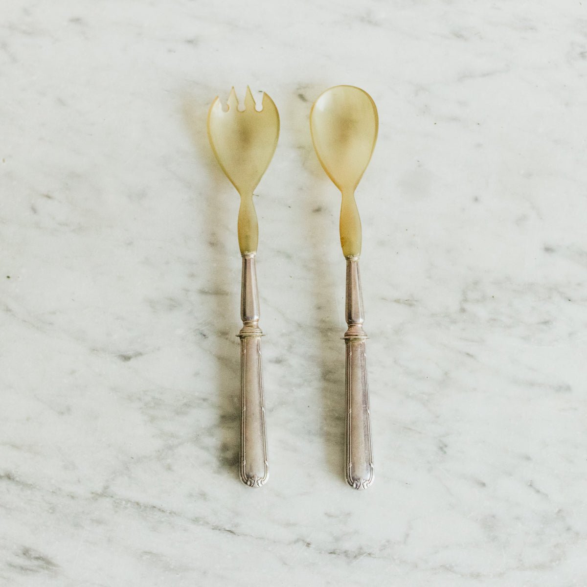 Horn and Silver Serving Set - elsie green - the french kitchen