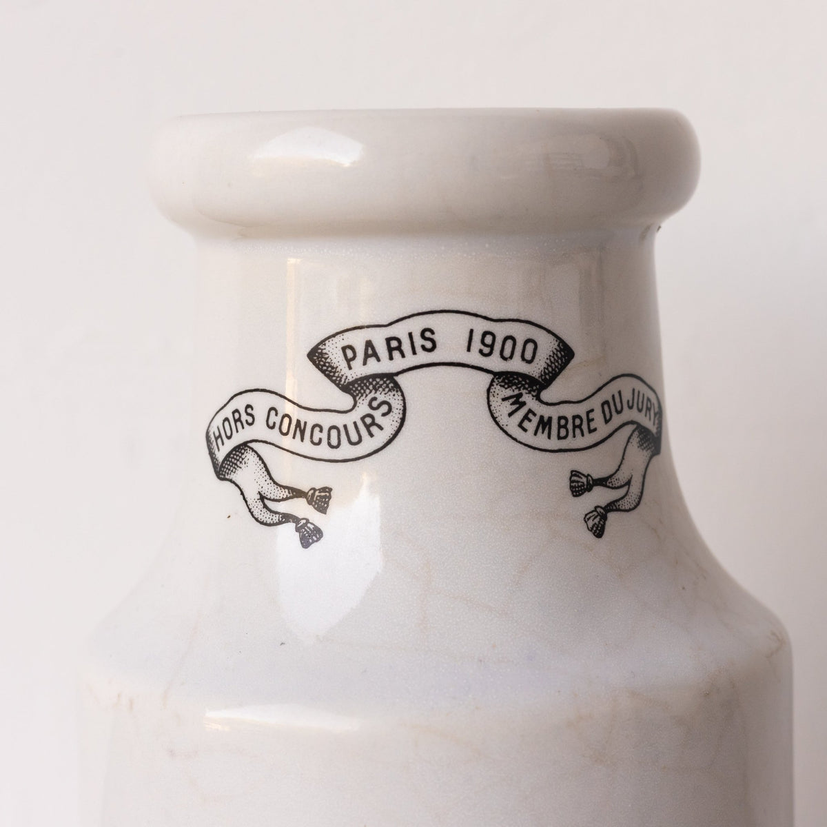 Imprinted Ironstone Mustard Pot - elsie green - The French Kitchen