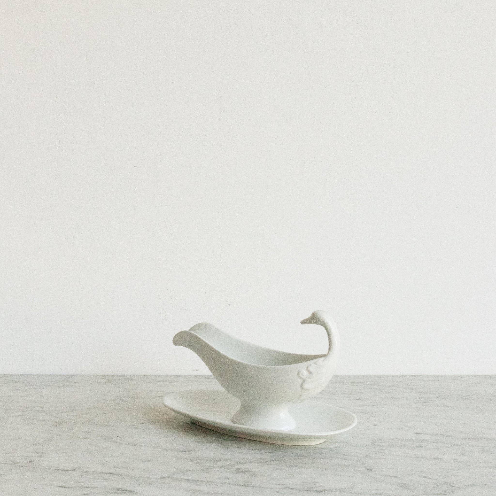 Ironstone Goose Gravy Boat - elsie green - The French Kitchen
