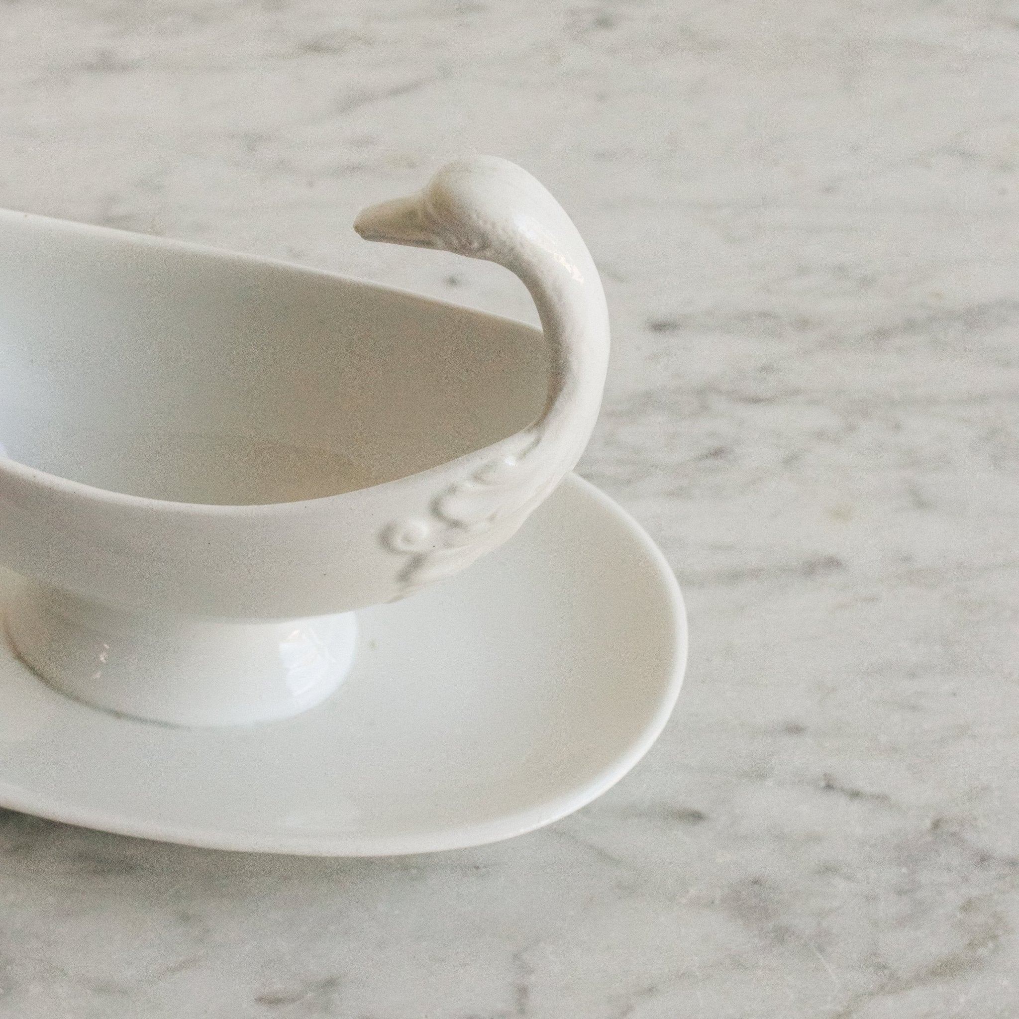 Ironstone Goose Gravy Boat - elsie green - The French Kitchen