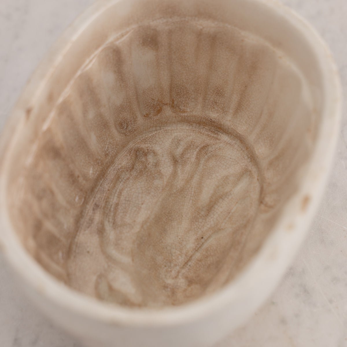 Ironstone Jelly Mold | Fluted - elsie green - the french kitchen