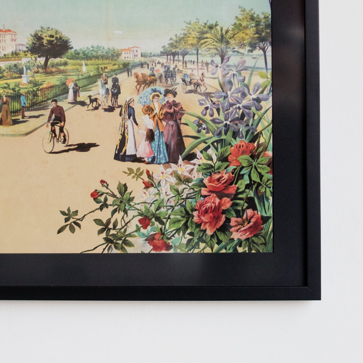 Juan les Pins, Antibes Travel Poster - elsie green - art