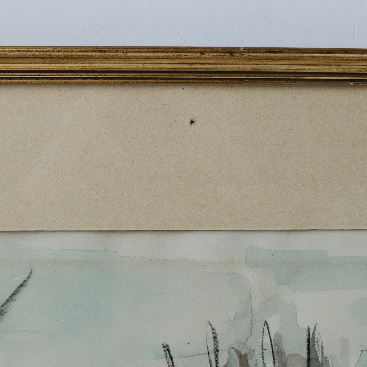 La Riviére en Hiver Watercolor Painting - elsie green - art