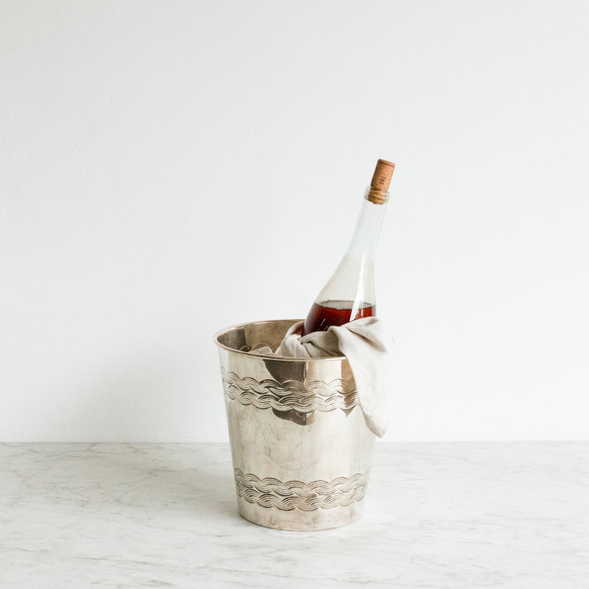 Lancel Paris Silver Plate Champagne Bucket - elsie green - The French Kitchen