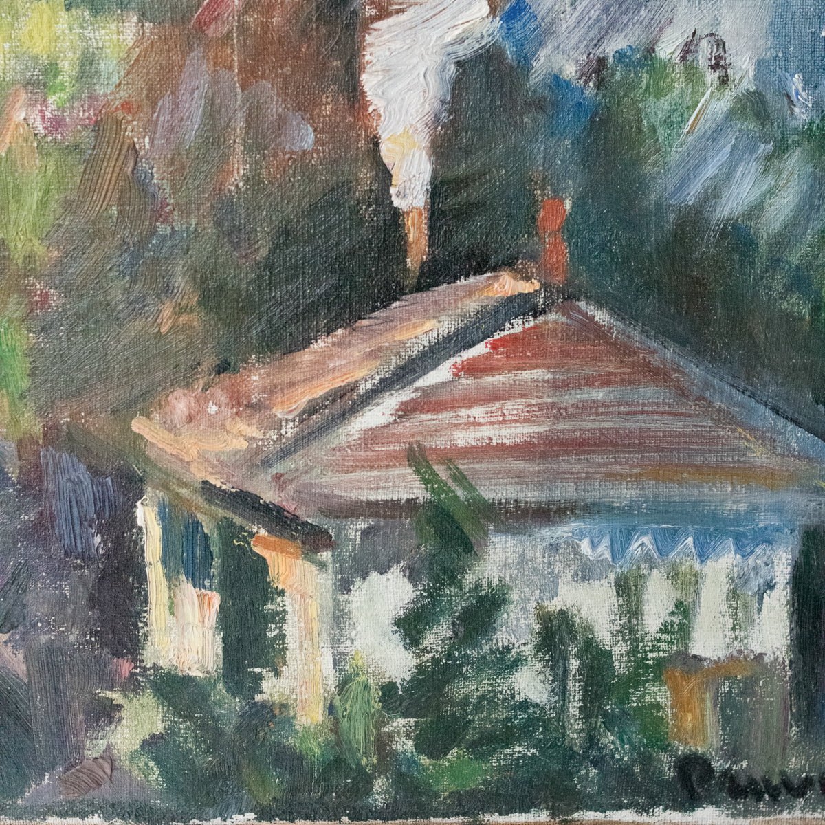 Landscape With Cottage - elsie green - Art