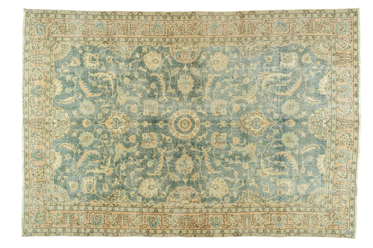 Lanester Vintage Rug | 6'8" x 9'1" - elsie green - textiles