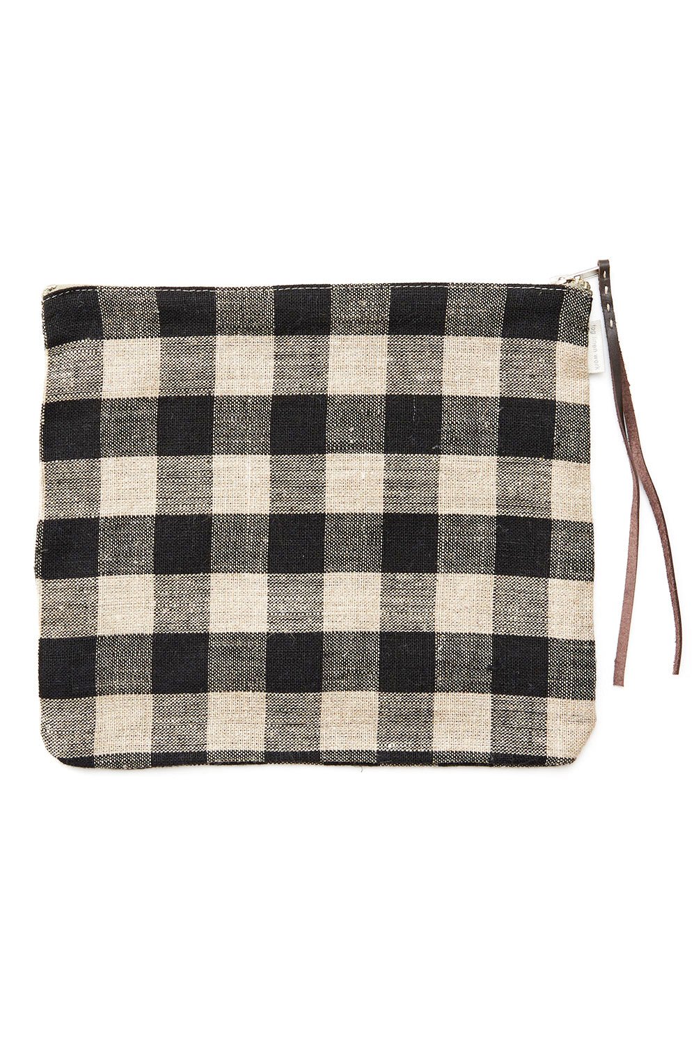 Large Canna Pouch | Buffalo Check - elsie green - textiles