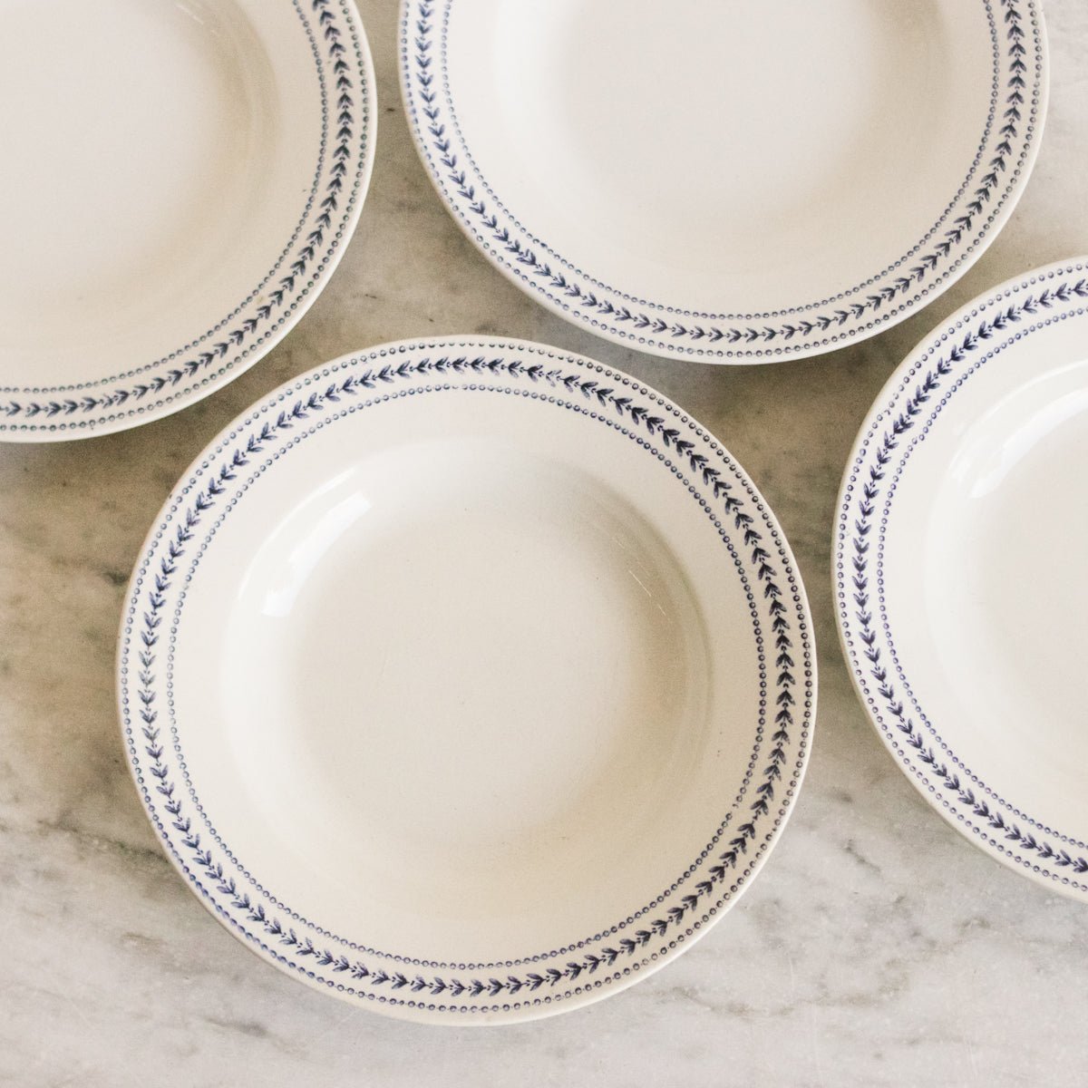 Lauriers Transferware Soup Bowl Set of 4 - elsie green - The French Kitchen