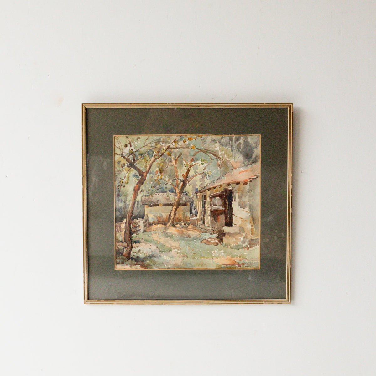 Le Jardin d’Alain Watercolor Painting - elsie green - art