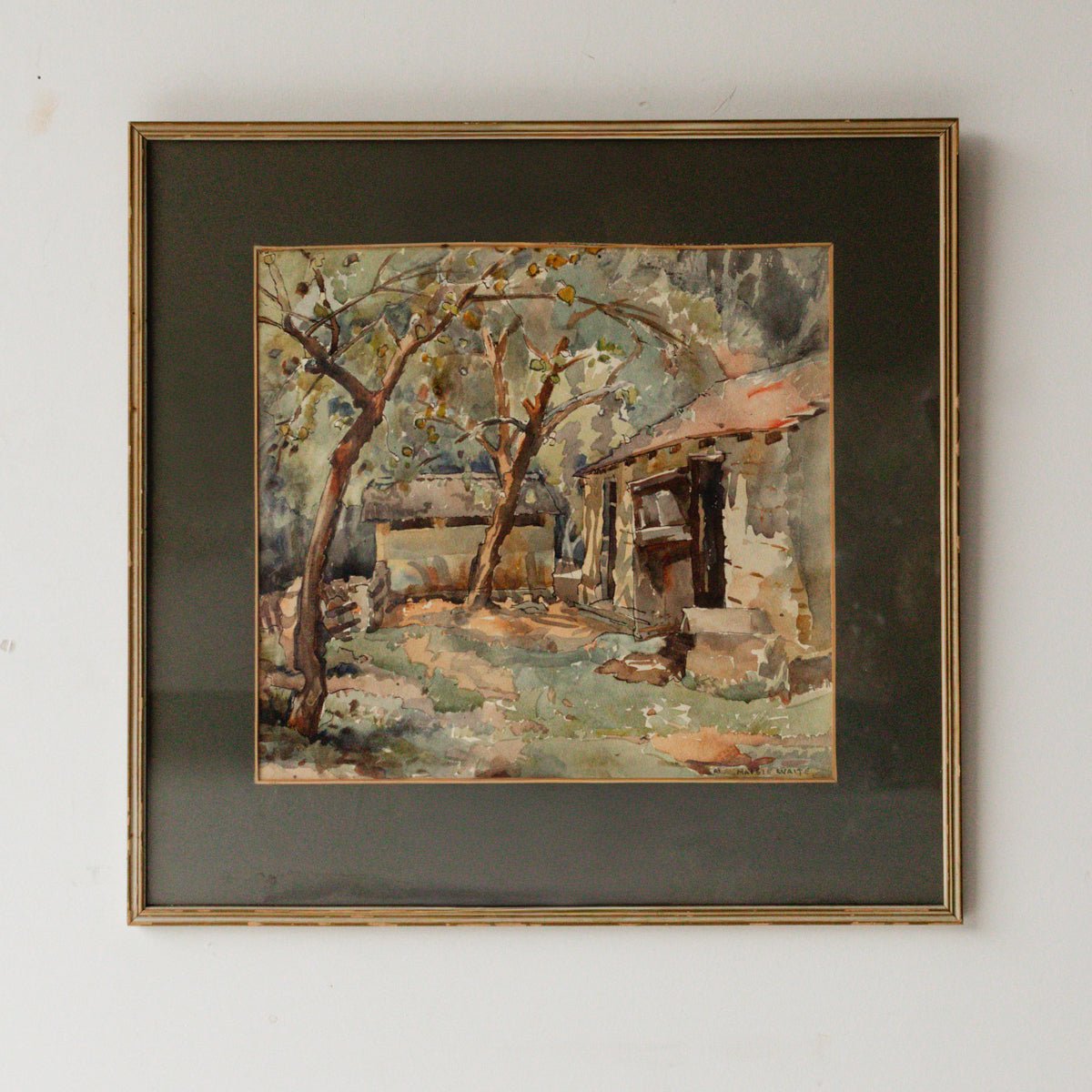 Le Jardin d’Alain Watercolor Painting - elsie green - art