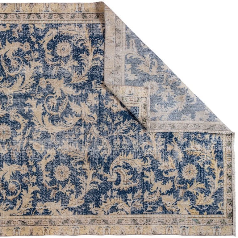 Le Moule Vintage Rug | 5'1" x 7'5 - elsie green - textiles