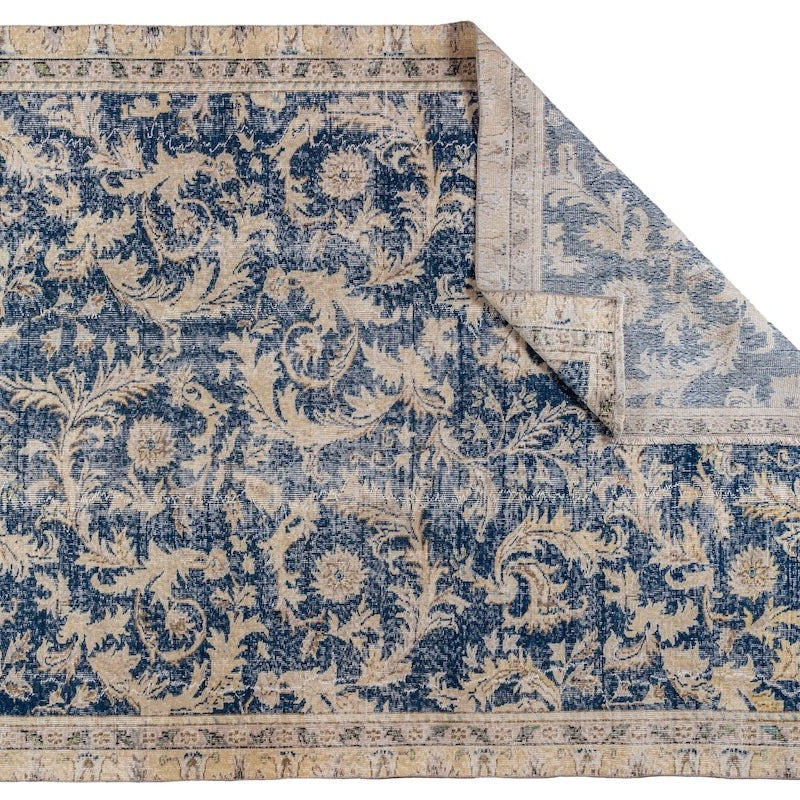 Le Moule Vintage Rug | 5'1" x 7'5 - elsie green - textiles