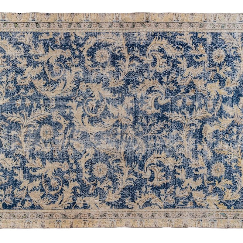 Le Moule Vintage Rug | 5'1" x 7'5 - elsie green - textiles