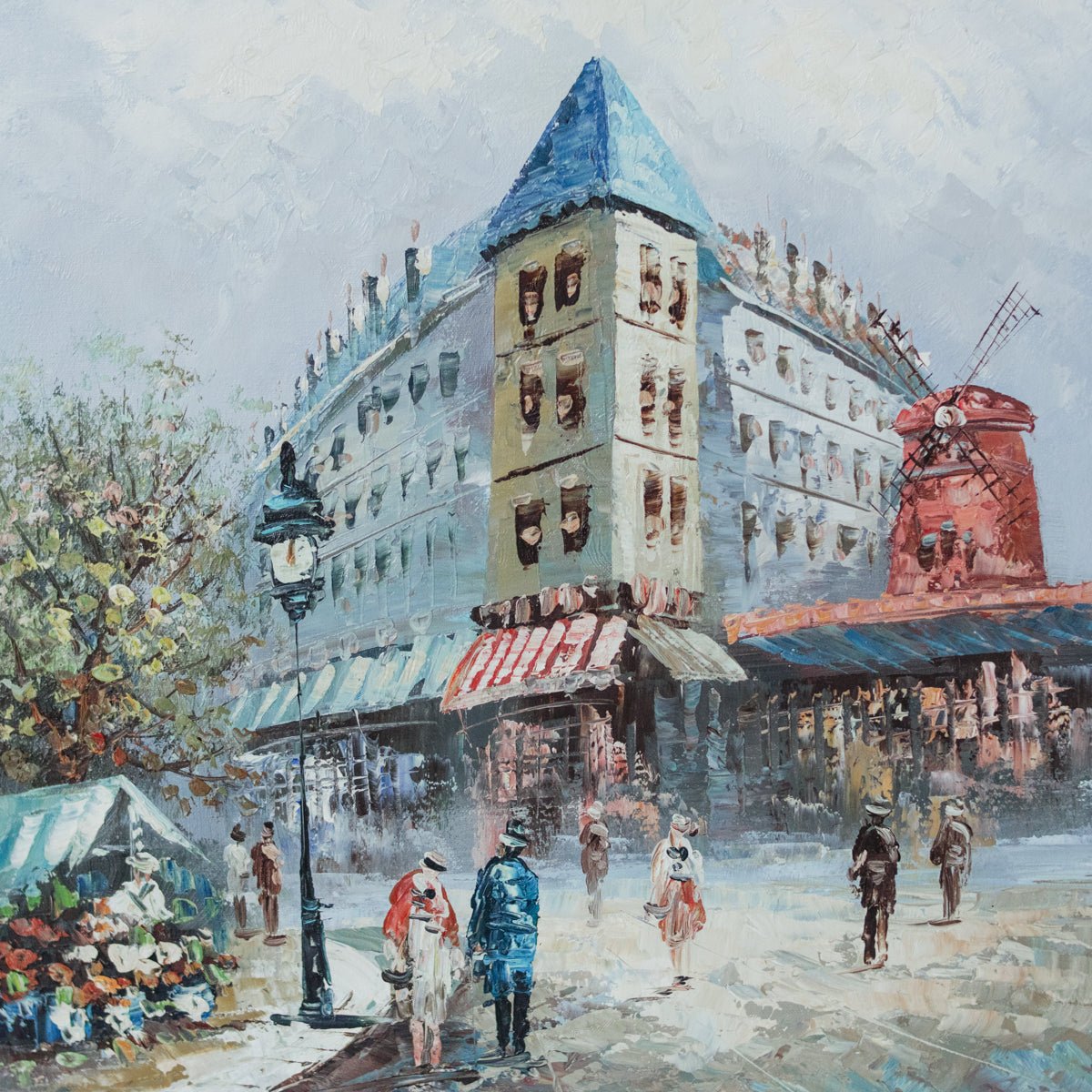 Le Moulin Rouge à Paris Oil Painting - elsie green - art