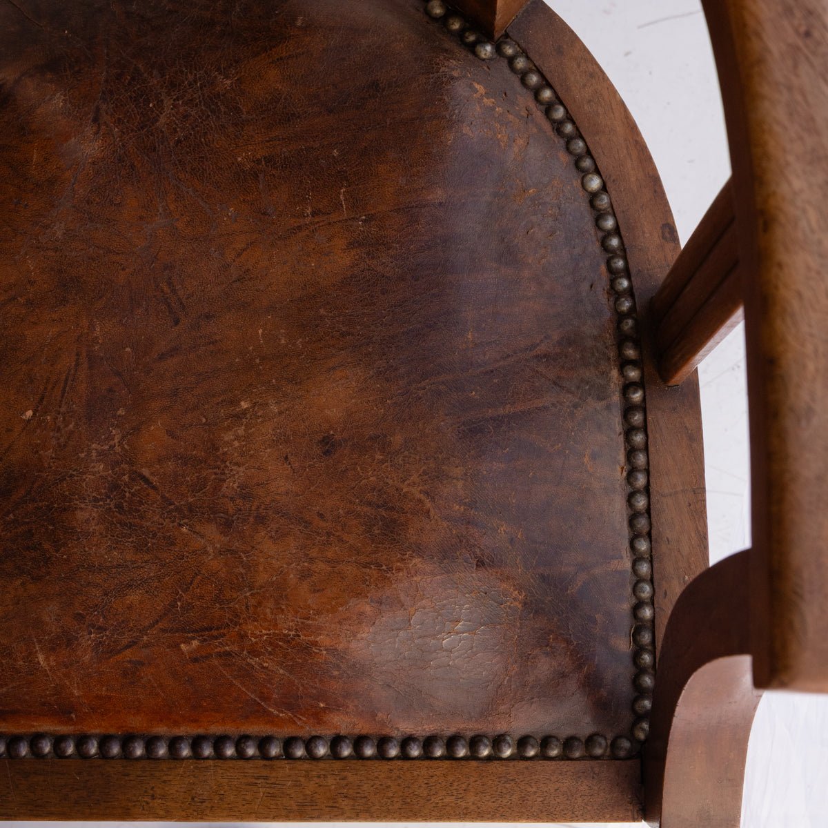 Leather Library Chair - elsie green - furniture