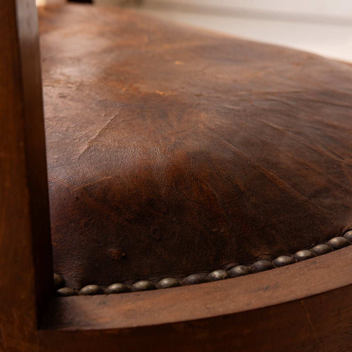 Leather Library Chair - elsie green - furniture
