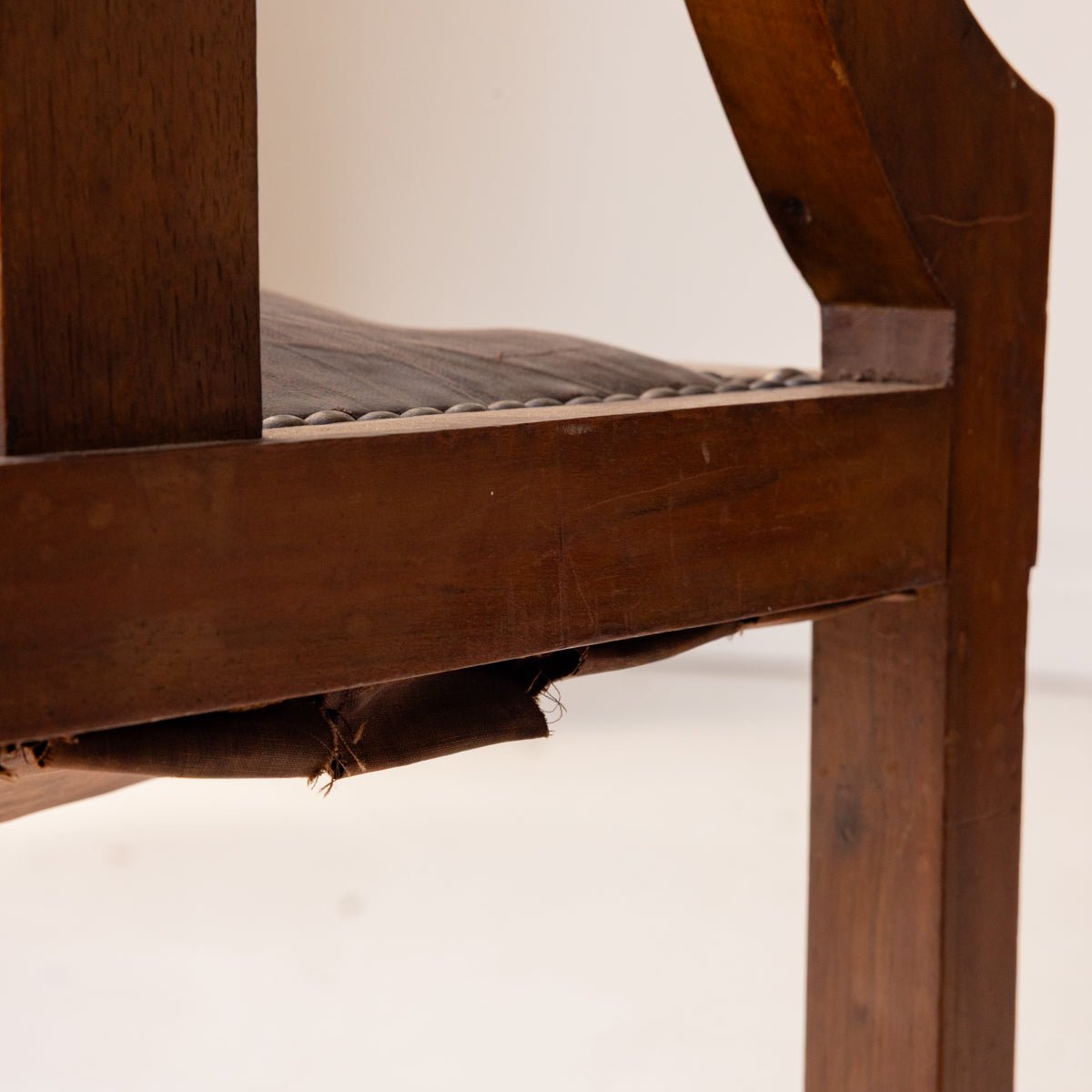 Leather Library Chair - elsie green - furniture