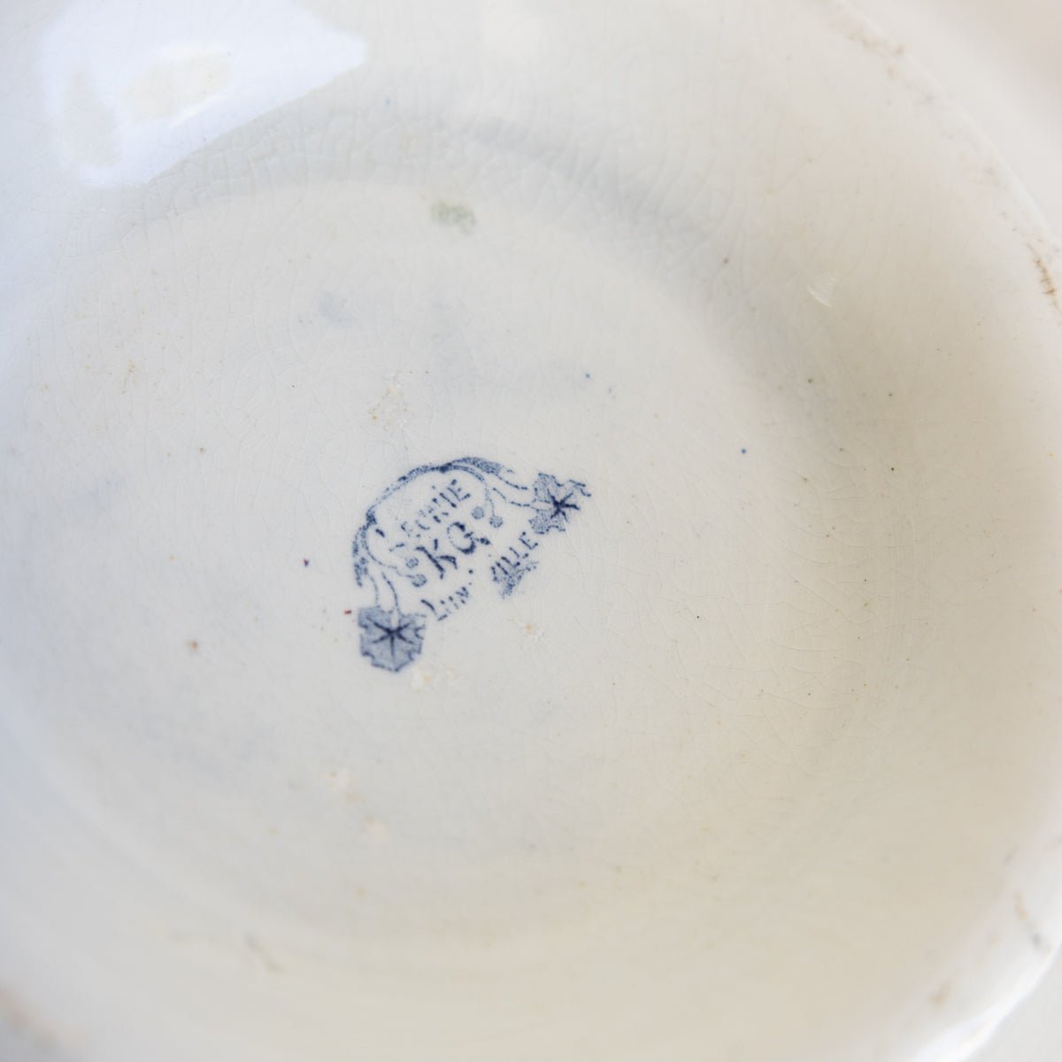 Leonie Transferware Serving Bowl - elsie green - the french kitchen
