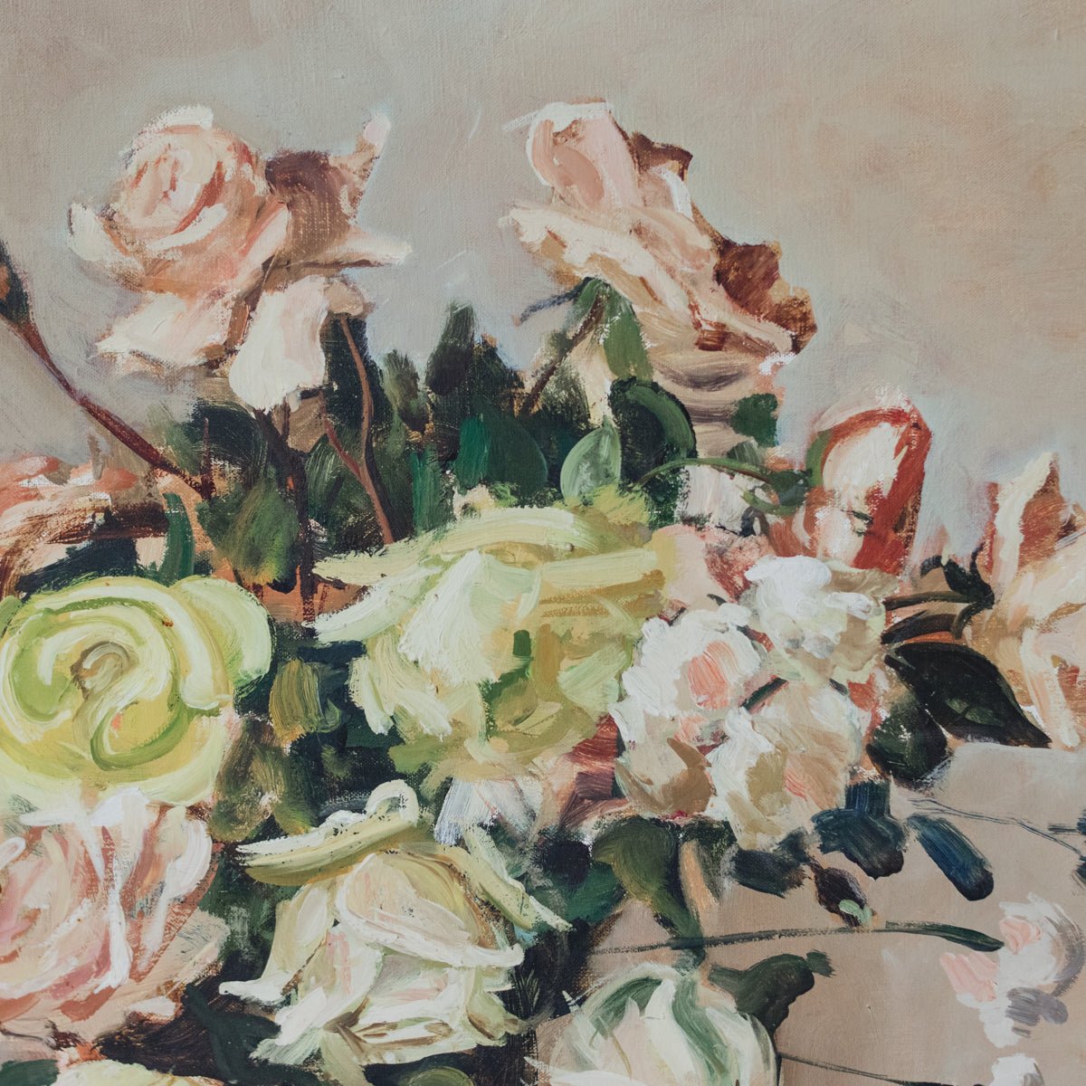 Les Roses d'Eugénie OIl Painting - elsie green - art