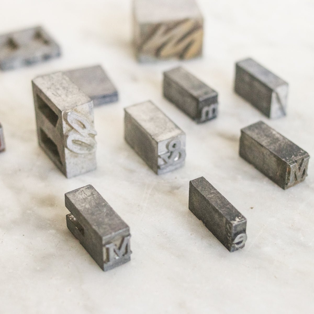 Letterpress Stamps with Provencal Bowl - elsie green - decor