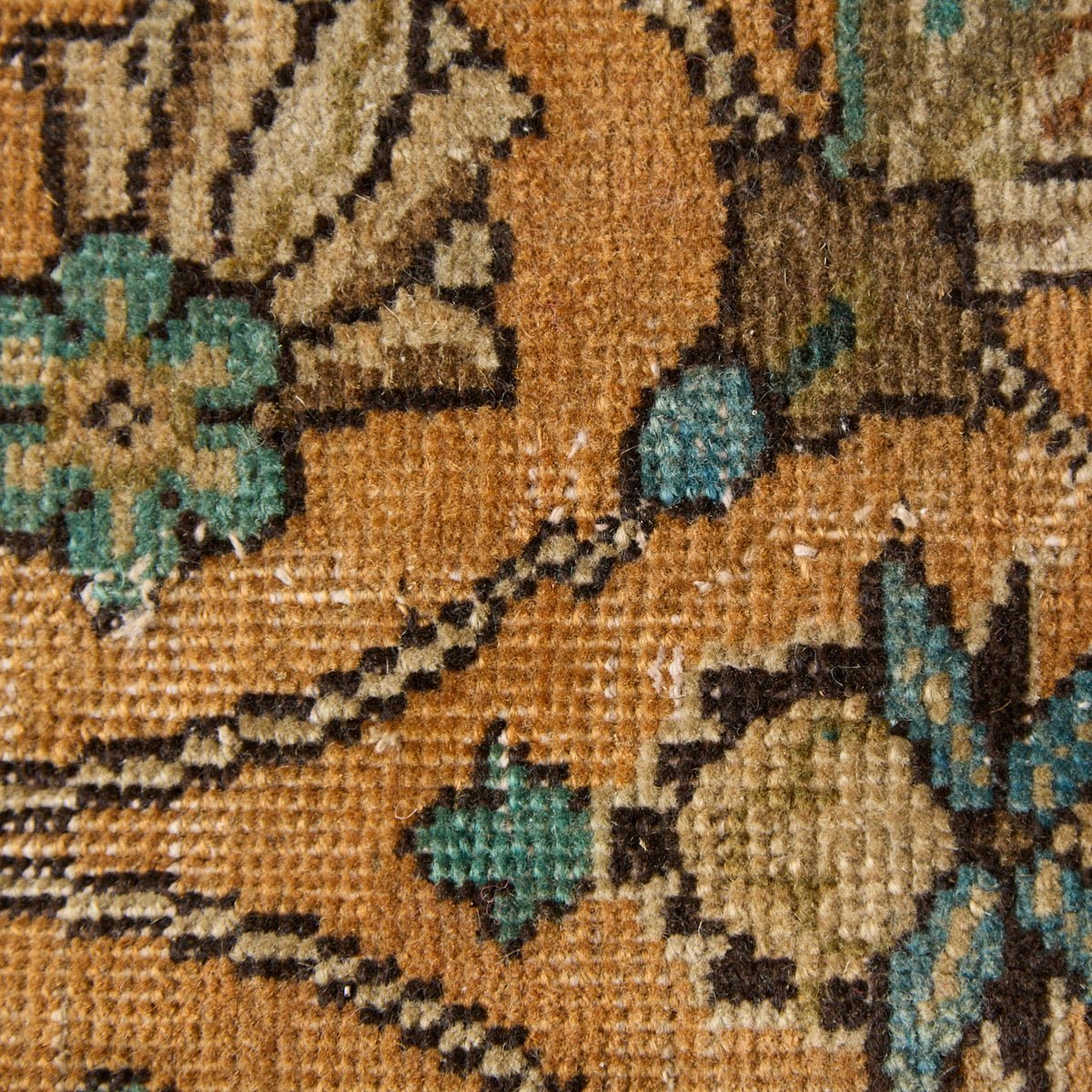 Libourne Vintage Hand Knotted Rug | 9'7" x 12'3.5" - elsie green - textiles