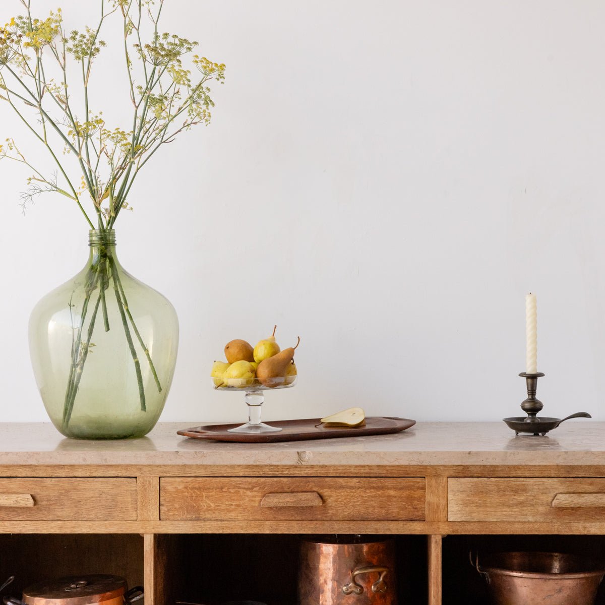 Limestone Mercerie Counter - elsie green - furniture
