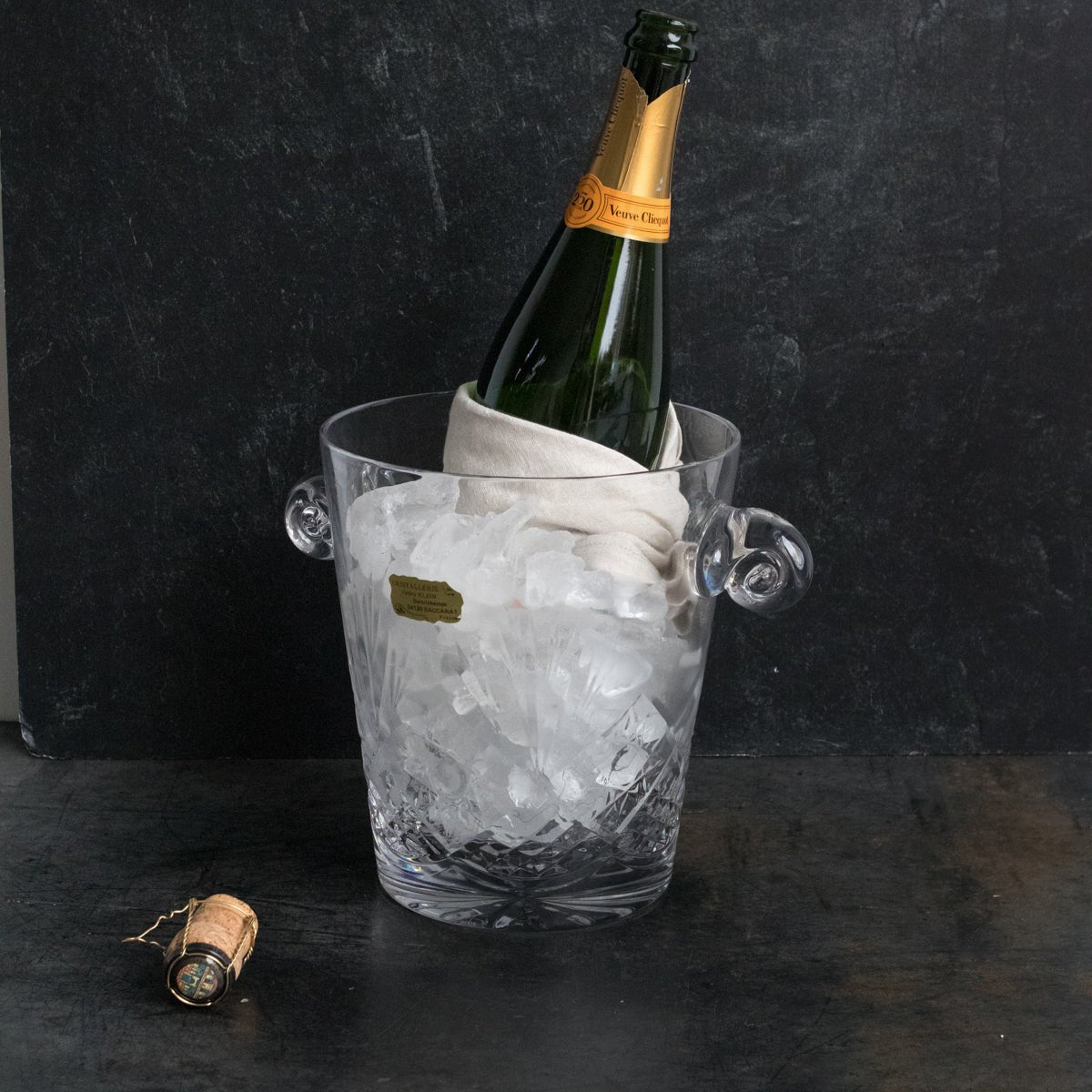 Limited Edition Baccarat Crystal Champagne Bucket | No. 2/150 - elsie green - The French Kitchen