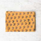 Limited Edition Zipper Pouch Large - elsie green - textiles