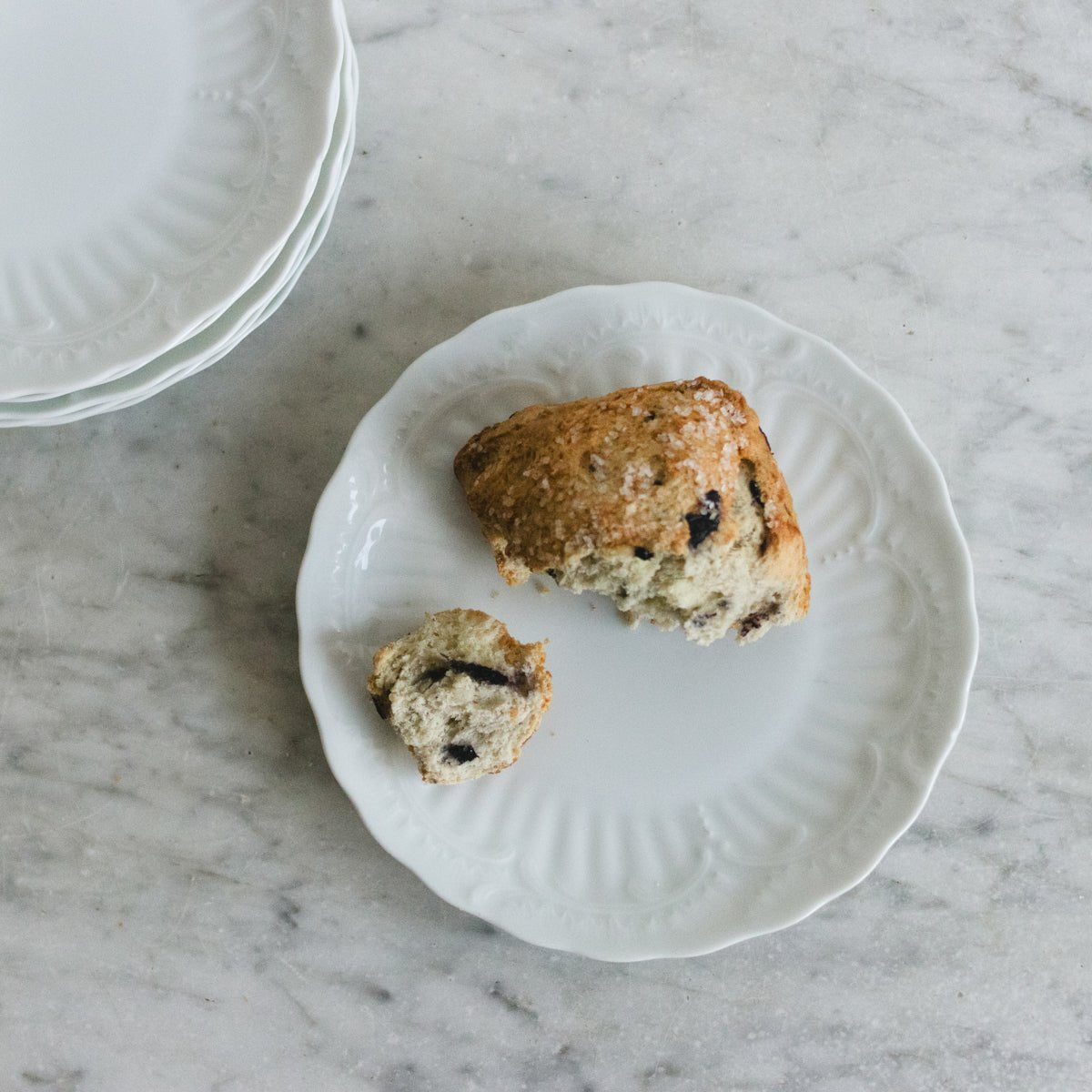 Limoges Dessert Plate Set of 12 - elsie green - the french kitchen