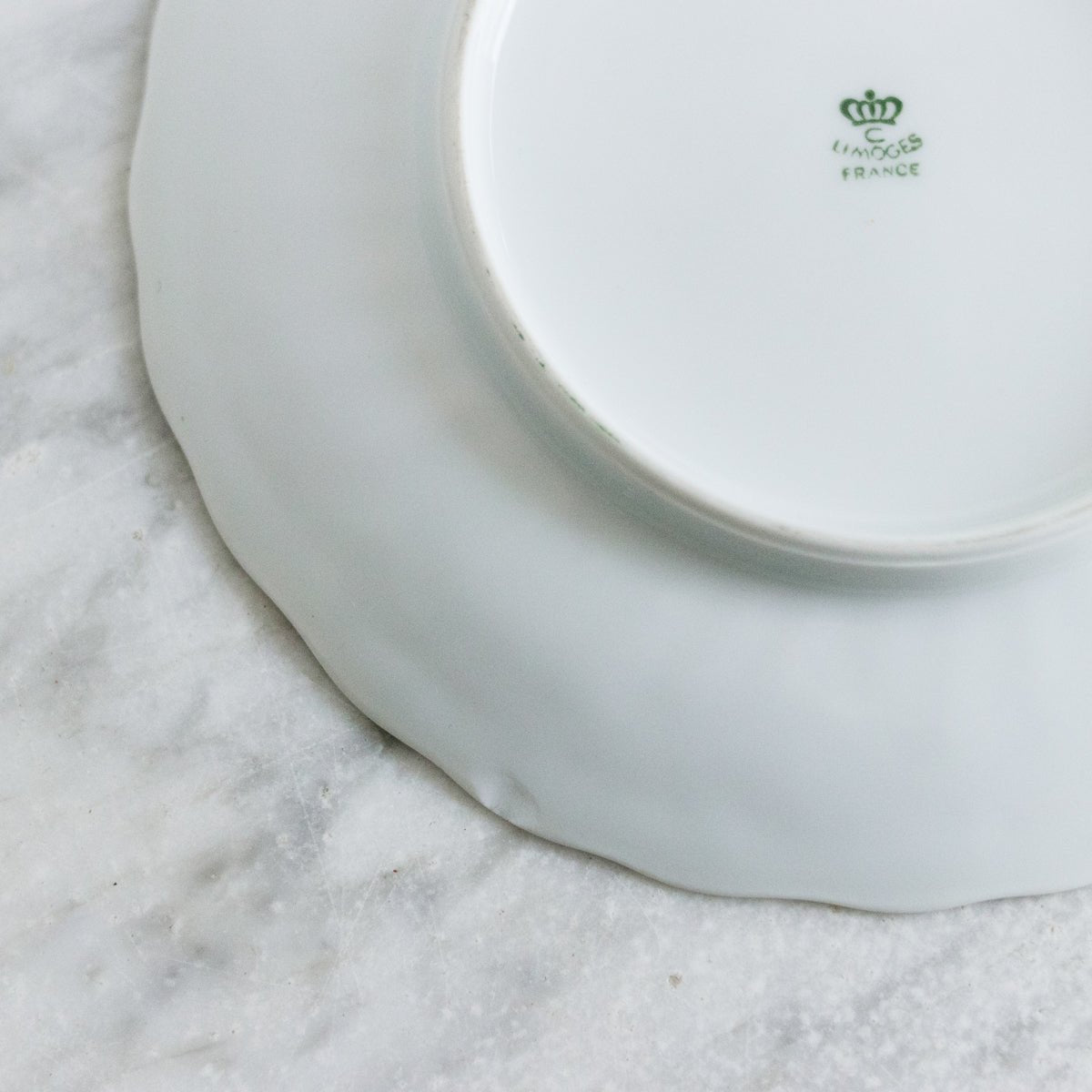 Limoges Dessert Plate Set of 12 - elsie green - the french kitchen