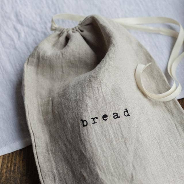 Linen Bread Bag - elsie green - textiles