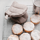 Linen Oven Mitt - elsie green - Textiles