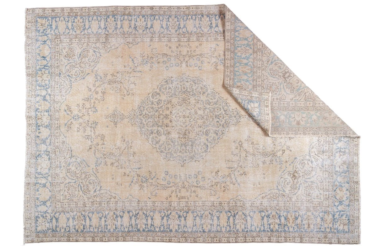 Lisieux Vintage Rug | 8' x 11'4" - elsie green - textiles