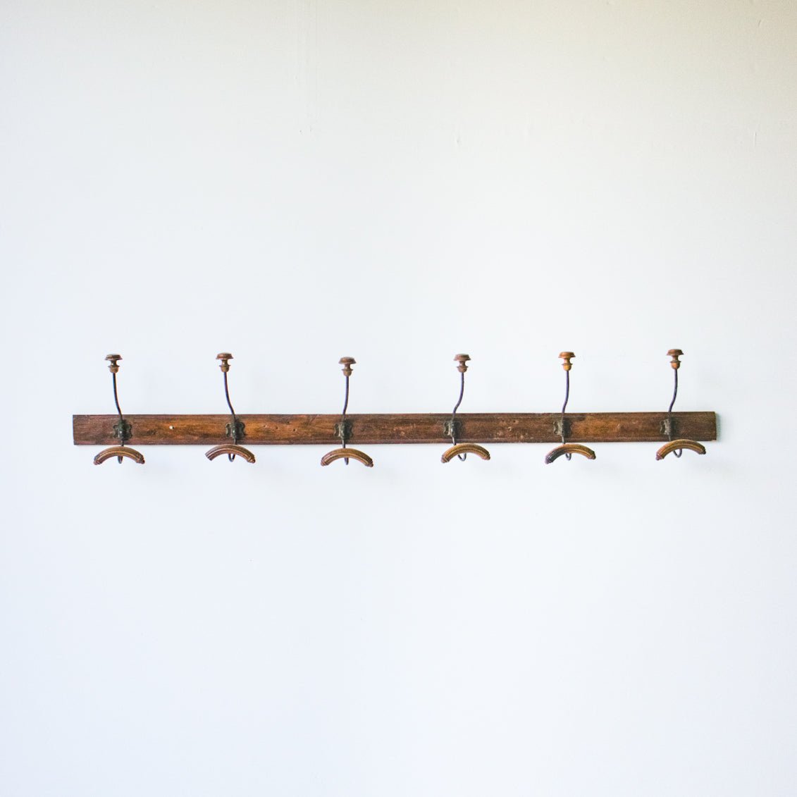 Long Antique Coat Rack - elsie green - decor