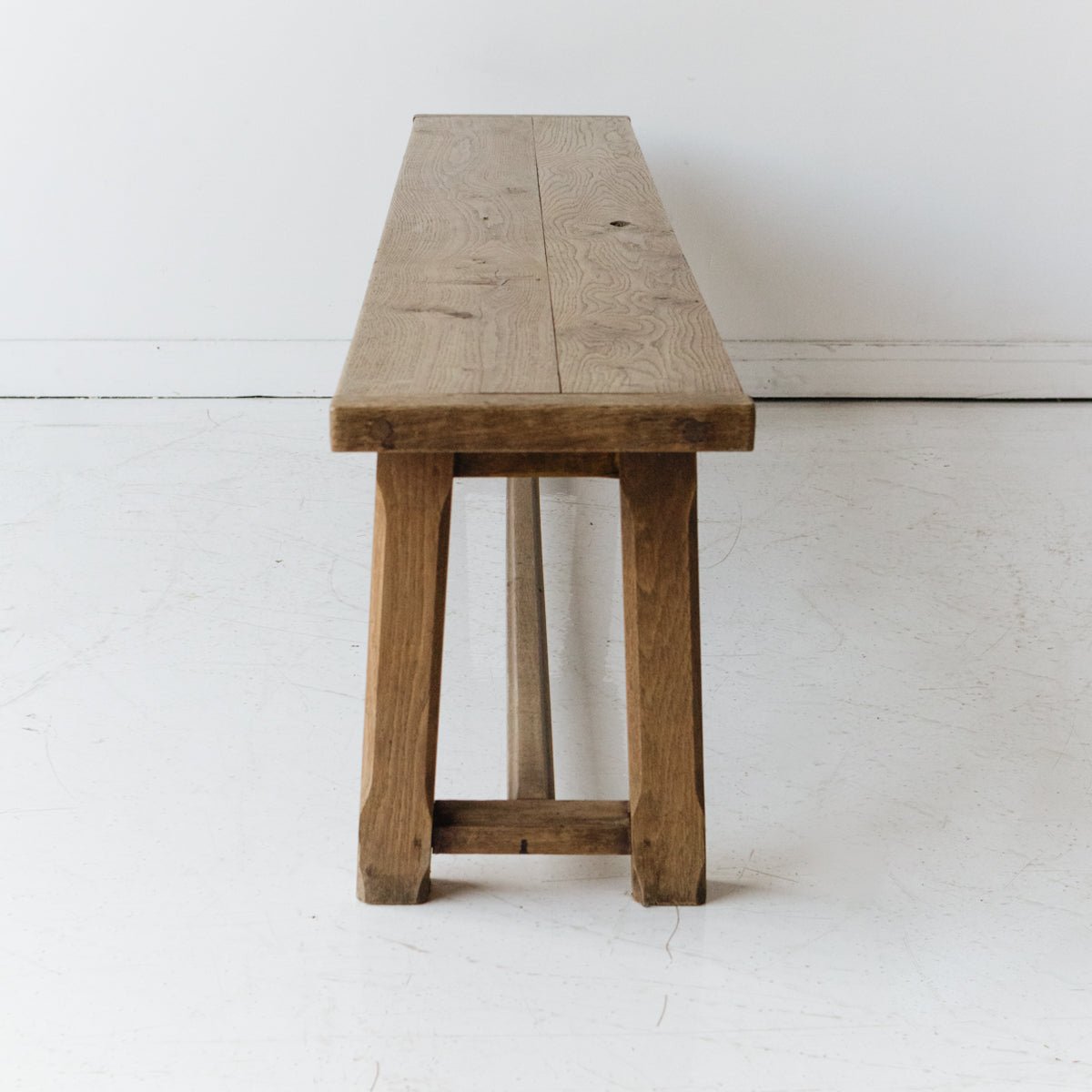 Long Oak Farm Bench - elsie green - Furniture